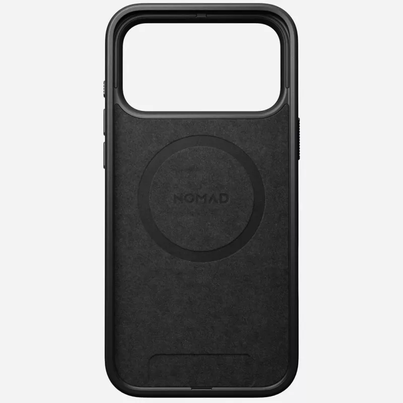 NOMAD Modern Leather Funda para iPhone 17 Pro Max, piel Horween, Rustic Brown, compatible con MagSafe