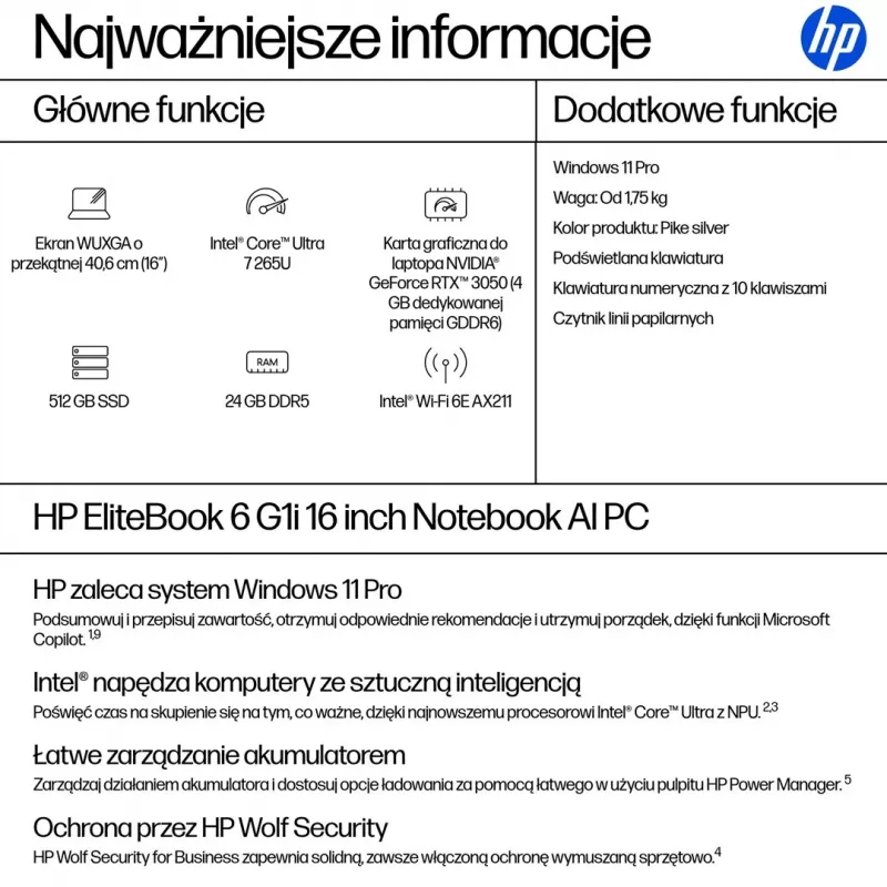 HP EliteBook 6 G1i 16