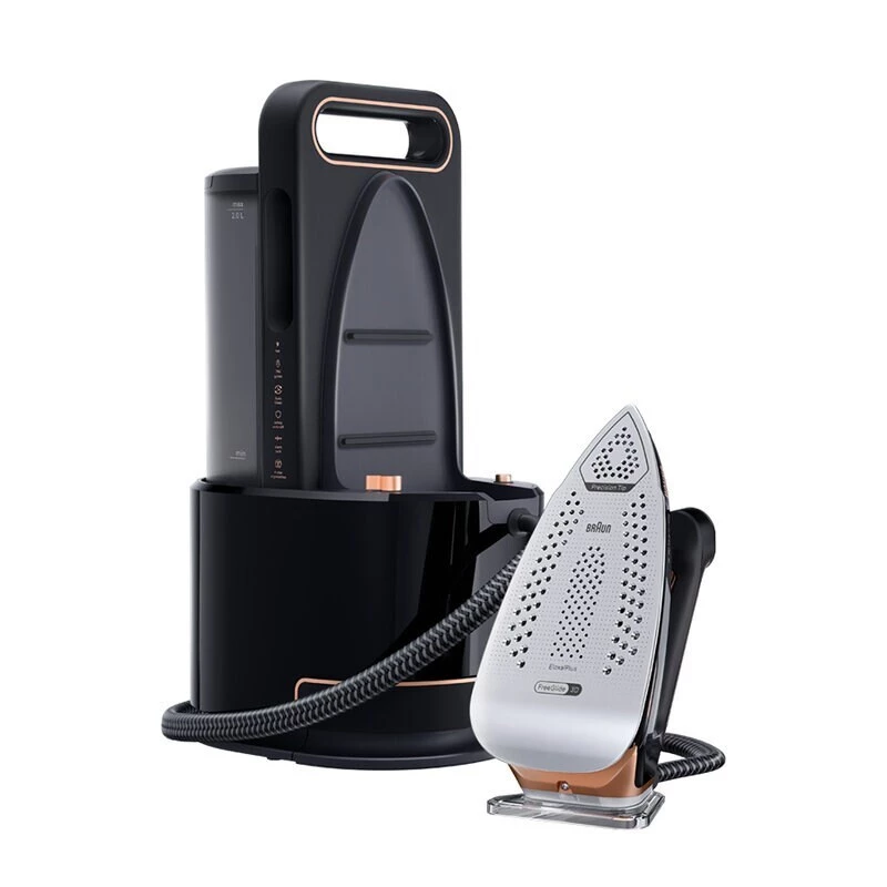 Braun CareStyle 9 IS 9090 BK Centro de planchado a vapor 2700 W 2 L suela EloxalPlus negra, cobre