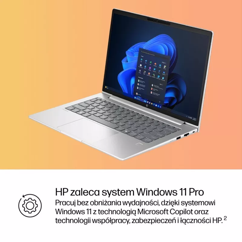 HP ProBook 4 G1i 14 inch Ultra 7 255U 16GB DDR5 512GB SSD WUXGA Windows 11 Pro plata 3 años de servicio in situ