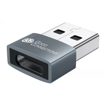 Good Connections Adaptador USB 2.0 USB-A macho a USB-C hembra pack de 10