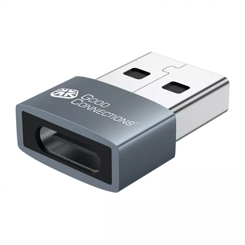 Good Connections Adaptador USB 2.0 USB-A macho a USB-C hembra pack de 10