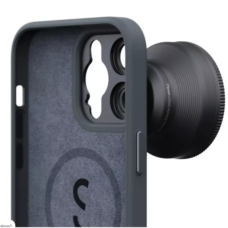 ShiftCam LensUltra Funda Trasera con Montura para Objetivos para iPhone 14 Pro Max, MagSafe, Negro