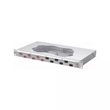 METZ CONNECT Panel de parcheo OpDAT fix2 Splice 6xLC-D OM4 1504577506-F