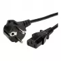Synergy 21 Cable de alimentación 230V CEE 7/7 conector Schuko a conector hembra IEC-C13 1m Negro