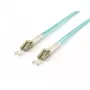 Equip Cable de fibra óptica LC-LC OM3 3m multimodo dúplex turquesa LSZH