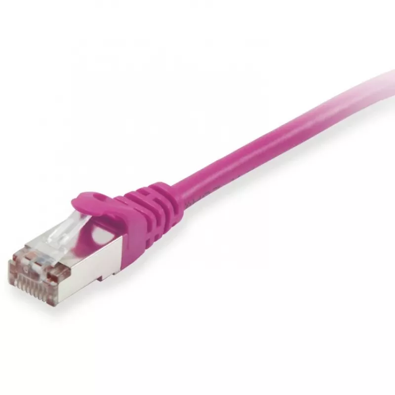 Equip Cable de parcheo Cat.6 S/FTP RJ-45 (M) a RJ-45 (M) 0,5m Violeta LSZH