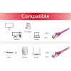 Equip Cable de parcheo Cat.6 S/FTP RJ-45 (M) a RJ-45 (M) 0,5m Violeta LSZH