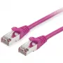Equip Cable de parcheo Cat.6 S/FTP RJ-45 (M) a RJ-45 (M) 0,5m Violeta LSZH