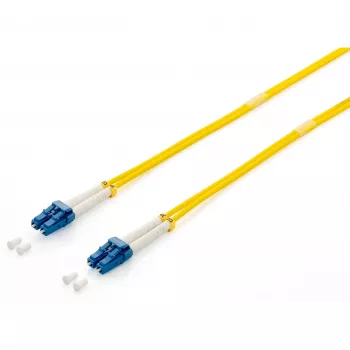 Equip Pro Cable de parcheo de fibra óptica LC/UPC a LC/UPC Monomodo Dúplex OS2 2,0m Amarillo