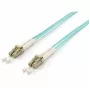 Equip Pro Cable de parcheo de fibra óptica LC a LC Multimodo Dúplex OM3 15m LSZH Turquesa