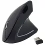 Equip 245110 Ratón inalámbrico ergonómico vertical - Diestros - 2,4 GHz - Receptor USB - Negro
