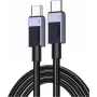 UGREEN L513 Cable USB-C a USB-C 240W PD3.1 480Mbps Nylon trenzado Carcasa de aluminio Brida para cables 3m Gris (45065)