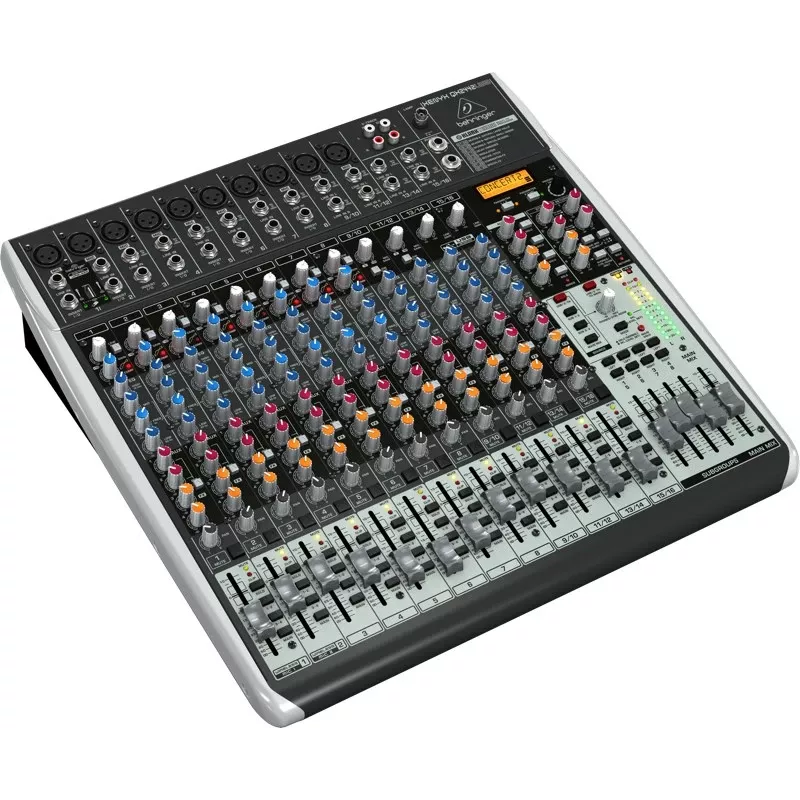 Behringer QX2442USB mezclador analógico de 24 entradas 4/2 bus con interfaz USB y FX