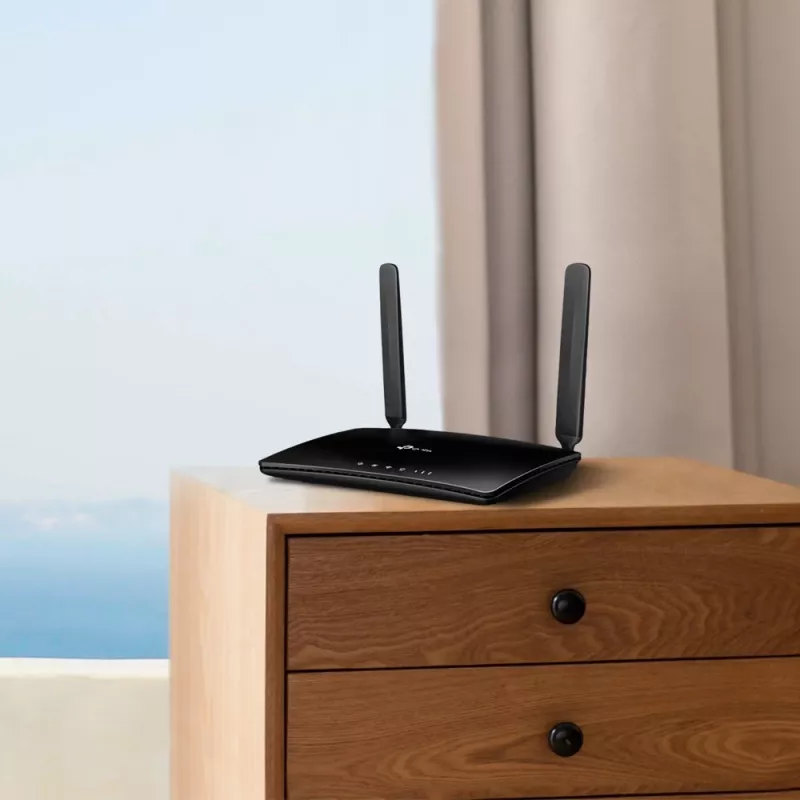 TP-Link TL-MR6400 6400300 Mbps Wireless N 4G LTE Router, Single-Band 2,4 GHz, Fast Ethernet, negro