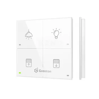 Grenton panel táctil 4B TF-BUS cristal blanco