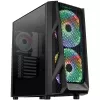 Aerocool AirHawk Duo Semitorre, cristal templado - negro