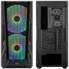 Aerocool AirHawk Duo Semitorre, cristal templado - negro