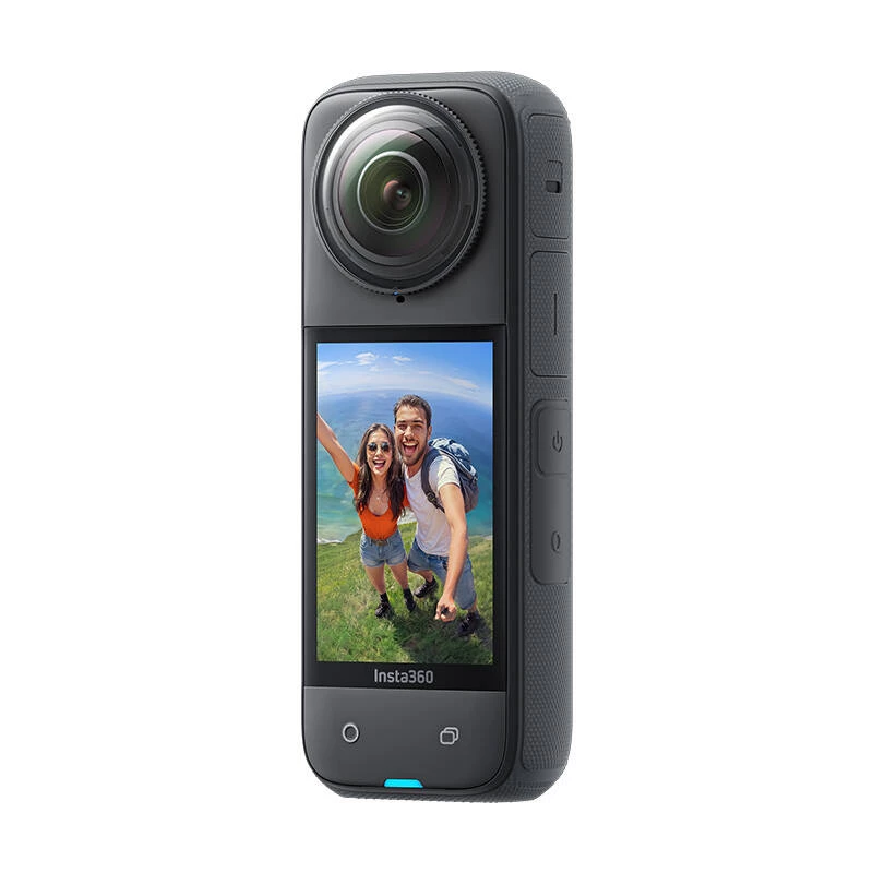 Insta360 X4 Adventure Bundle - cámara 360° 8K con palo selfie, batería adicional, tarjeta de 64GB