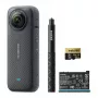 Insta360 X4 Adventure Bundle - cámara 360° 8K con palo selfie, batería adicional, tarjeta de 64GB