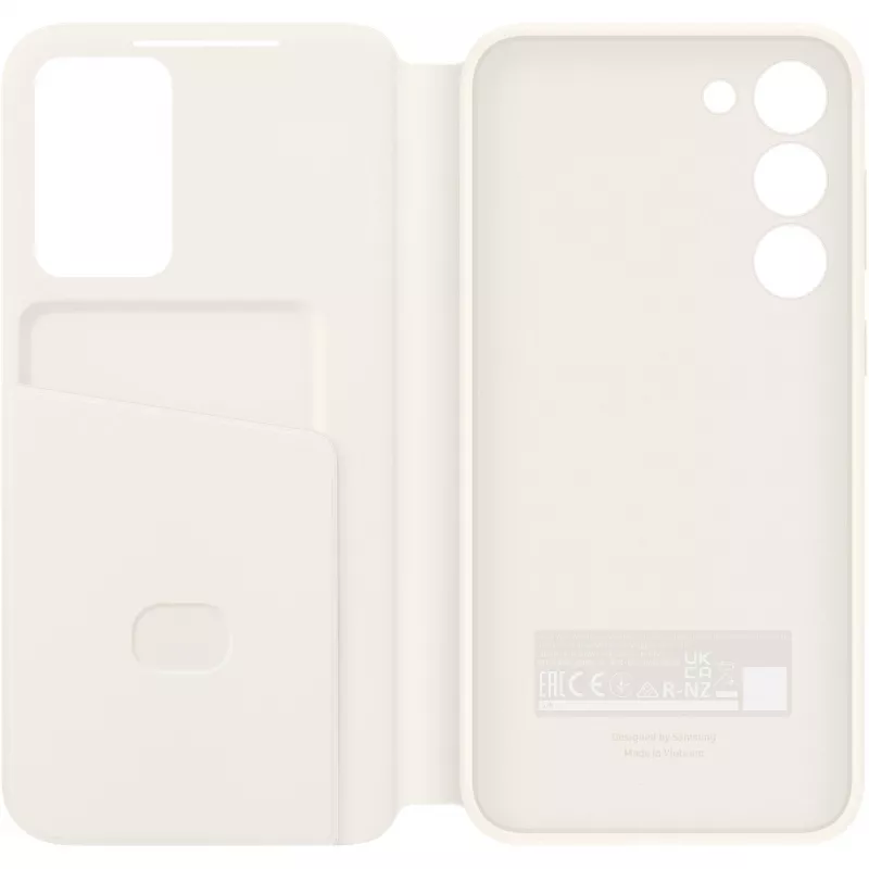 Samsung Smart View funda cartera para Galaxy S23+, crema (EF-ZS916CUEGWW)