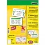 SIGEL Tarjetas de visita 3C LP850 - Satén liso - Recubiertas - Blanco brillante - 85 x 55 mm - 225 g/m² - 100 tarjetas (10 hojas x 10)