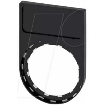 Siemens 3SU1900-0AG10-0AA0 SIRIUS ACT Portaetiquetas, negro, plástico, 29,8 x 44,8 mm
