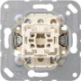 JUNG 506-20U Interruptor basculante universal, 20 AX, 250 V AC, montaje empotrado, termoplástico, solo mecanismo