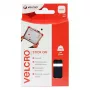 VELCRO Cuadrados de gancho y bucle autoadhesivos 25mm x 25mm, autoadhesivo, negro, 24 sets (48 uds.)