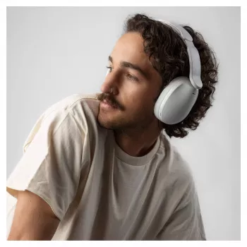 Skullcandy Hesh 360 Auriculares inalámbricos over-ear, Bluetooth 5.0, cancelación activa de ruido, blanco