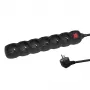 ESPERANZA ELK219K Alargador de corriente 5 m 6 tomas de CA para interior negro