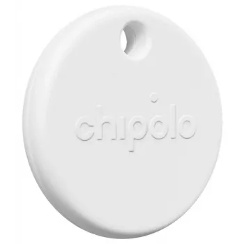 Chipolo POP Localizador universal blanco - rastreador Bluetooth para Apple Find My y Android, IP55