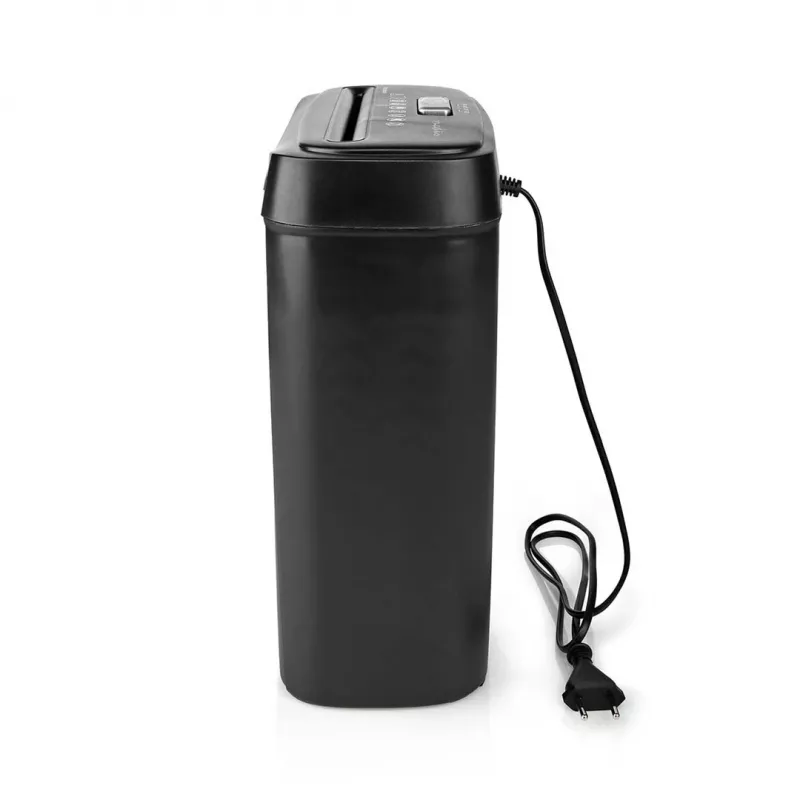 Nedis Trituradora de papel 10L corte en partículas P-4 negra