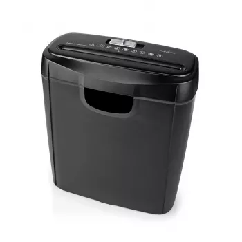 Nedis Trituradora de papel 10L corte en partículas P-4 negra