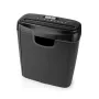 Nedis Trituradora de papel 10L corte en partículas P-4 negra