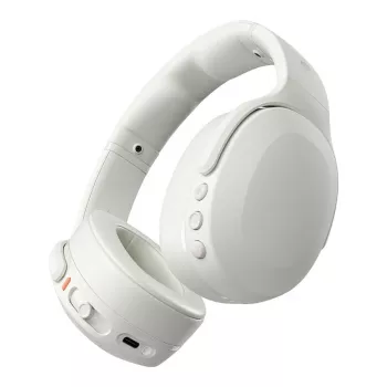 Skullcandy Crusher Evo Auriculares inalámbricos over-ear con Sensory Bass, Bluetooth 5.0, 40 horas de batería, blanco