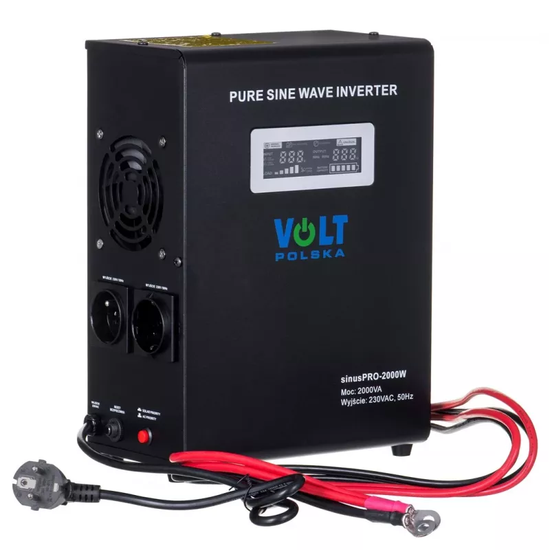VOLT POLSKA SINUS PRO 2000W 24V Inversor/cargador de onda sinusoidal pura 1400W potencia continua