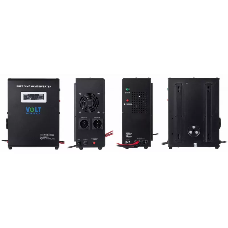 VOLT POLSKA SINUS PRO 2000W 24V Inversor/cargador de onda sinusoidal pura 1400W potencia continua