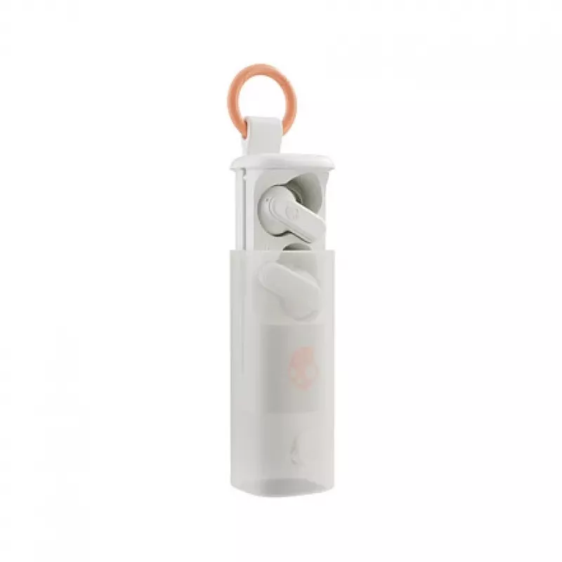 Skullcandy Dime Evo Auriculares inalámbricos True Wireless In-Ear, True White, Bluetooth 5.3, IPX4, hasta 20 horas de autonomía (S2DTW-S951)
