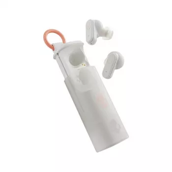 Skullcandy Dime Evo Auriculares inalámbricos True Wireless In-Ear, True White, Bluetooth 5.3, IPX4, hasta 20 horas de autonomía (S2DTW-S951)