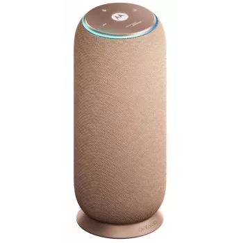 MOTOROLA Sound Flow altavoz XT2549-1 30W de potencia Sound by Bose Wi-Fi BT Airplay2 Google Spotify UWB 6000mAh IP67 carga en base Warm Taupe