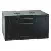 EFB-ELEKTRONIK armario de pared 19 inch 6U, fijo, 1 pieza, RAL 9005 negro intenso, profundidad 450 mm (691706VTS.45)