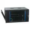 EFB-ELEKTRONIK armario de pared 19 inch 6U, fijo, 1 pieza, RAL 9005 negro intenso, profundidad 450 mm (691706VTS.45)
