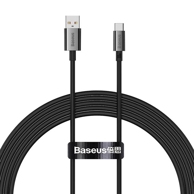 Baseus Superior cable USB a USB-C 100W 2m Negro