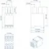 Teltonika Networks conector de alimentación 2x3-Pin - regleta de terminales, 6-Pin, 10A, 300V, Green