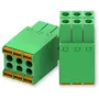 Teltonika Networks conector de alimentación 2x3-Pin - regleta de terminales, 6-Pin, 10A, 300V, Green