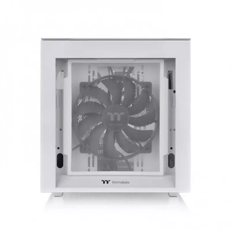 Caja micro Thermaltake Divider 200 TG Snow, blanca, cristal templado