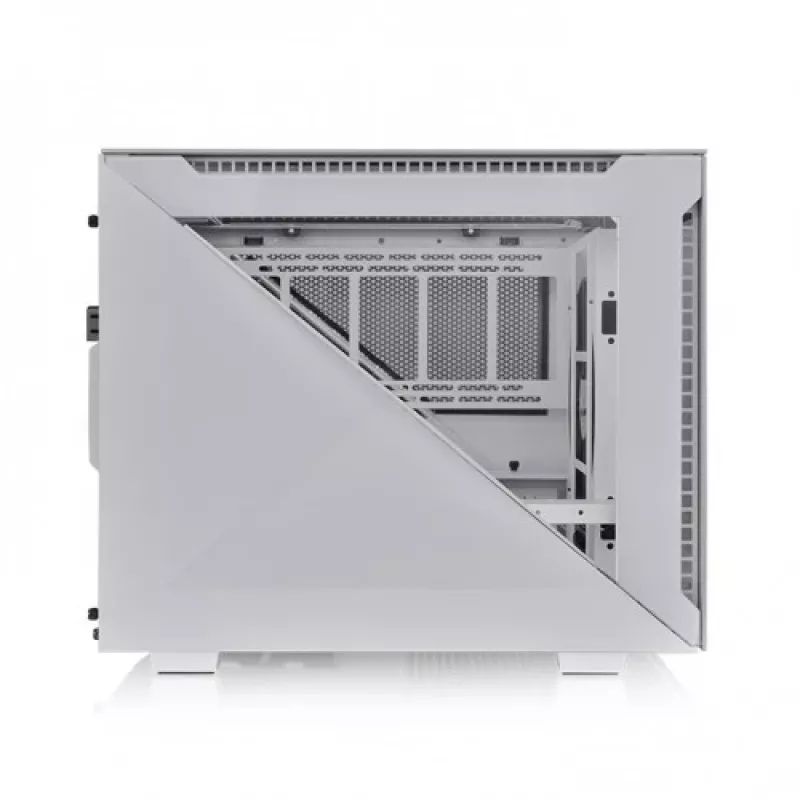Caja micro Thermaltake Divider 200 TG Snow, blanca, cristal templado