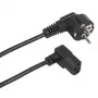 Cable de alimentación Maclean MCTV-854 con conector hembra, 3 polos, negro, 1,5 m
