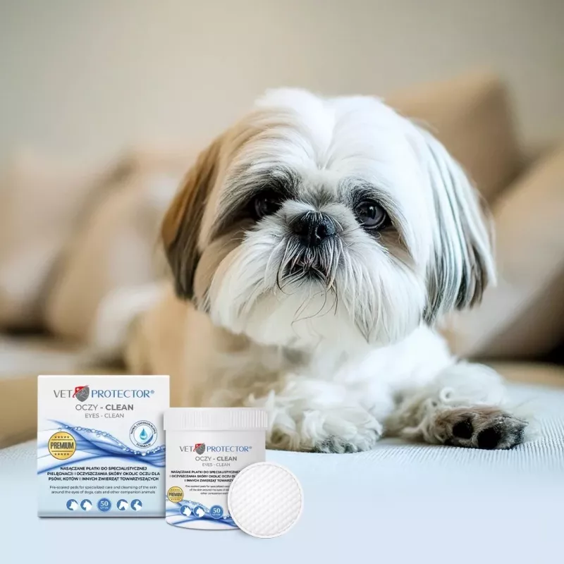 Toallitas limpiadoras de ojos JM SANTE VET PROTECTOR 50 uds.